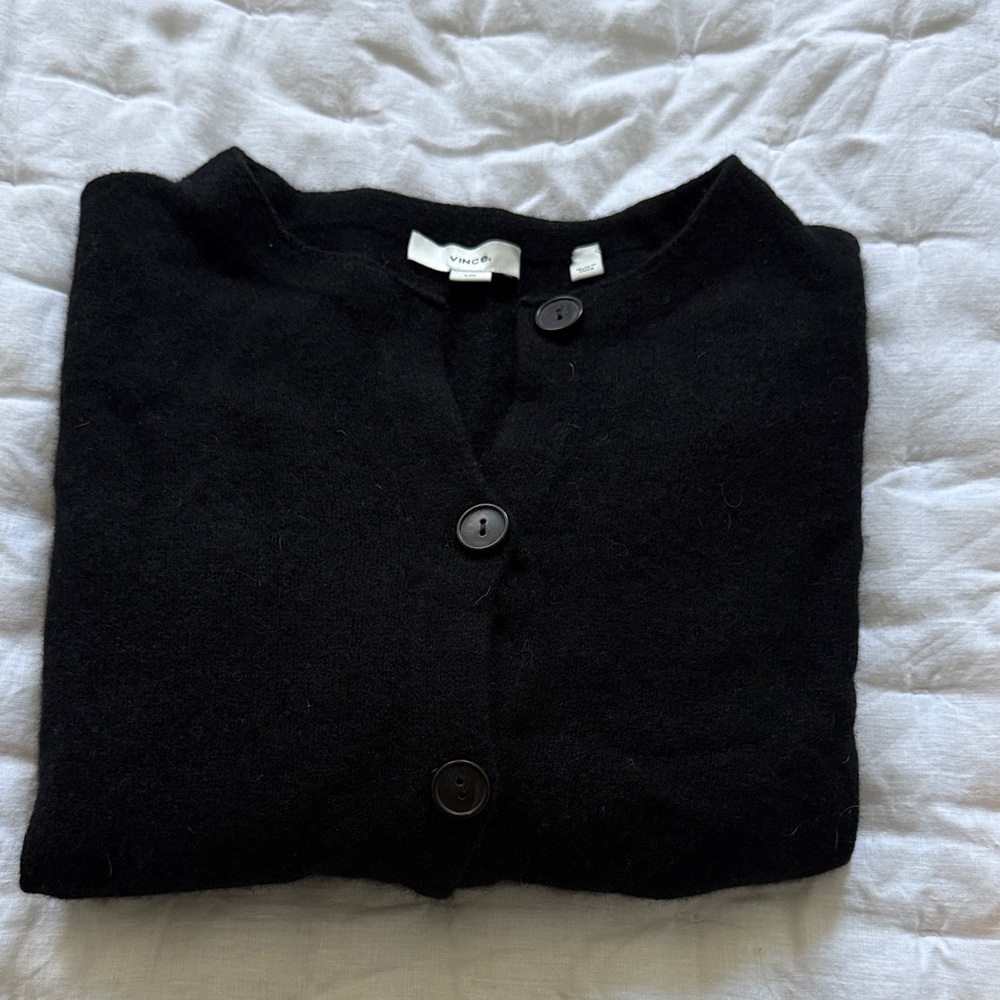 Vince Wool Cashmere Blend Cardigan